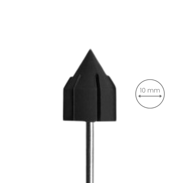 GT-PODO smailaus kūgio formos šlifavimo kepurėlių laikiklis 10 mm