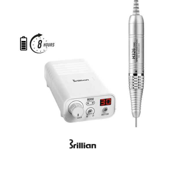 BRILLIAN B200/H326 belaidė skaitmeninė nagų freza (30 000 RPM)