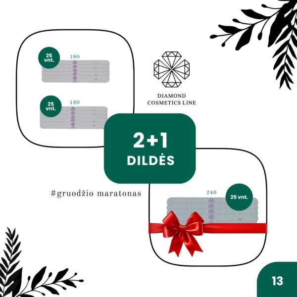 NR.13 🪄 2+1 TIESIOS DILDĖS (2x180g+240g)