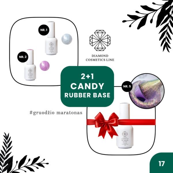 NR.17 🪄 2+1 RUBBER BASE CANDY (NR.1+NR.2+NR.5)