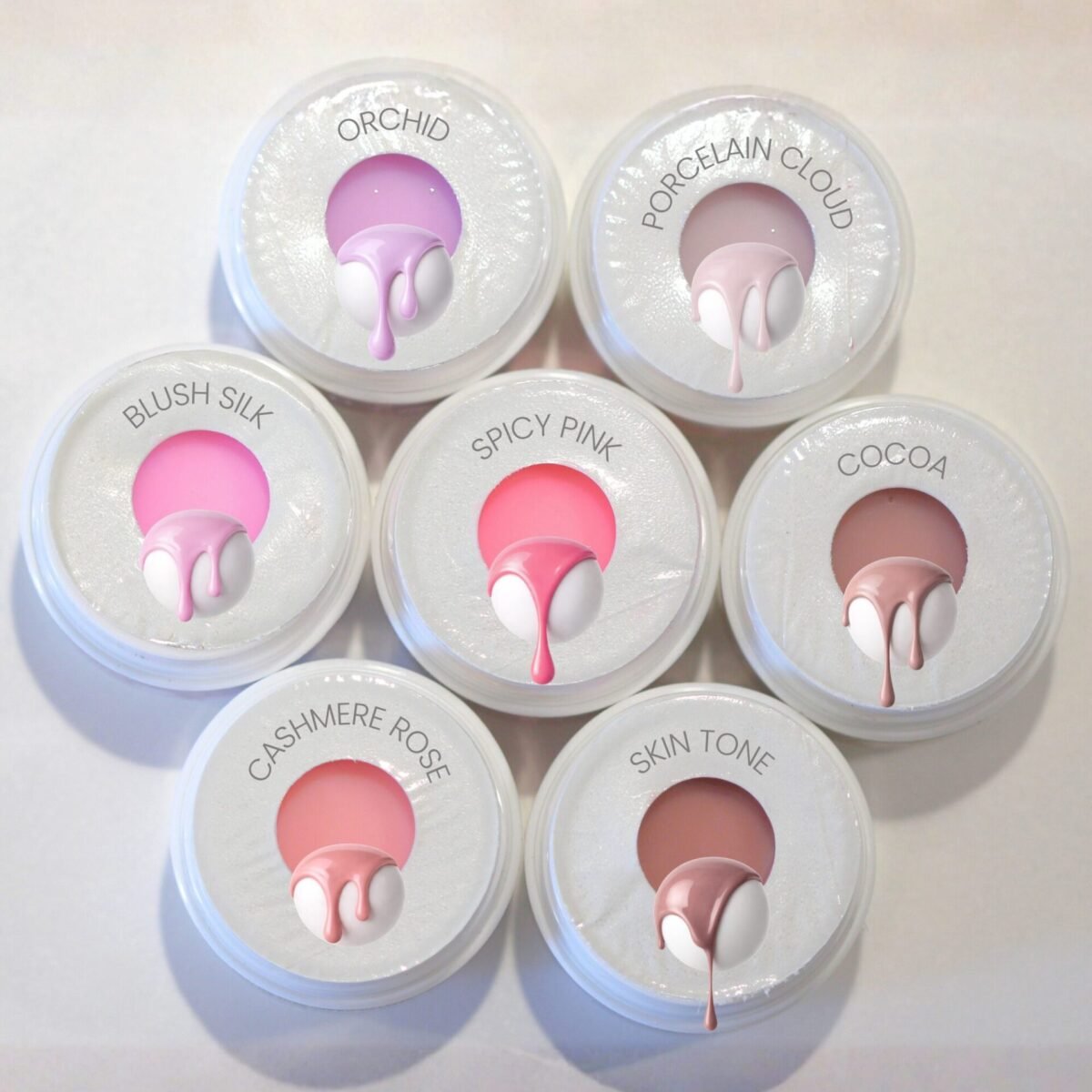 SKIN TONE savaime išsilyginantis UV/LED gelis (thixotropic gel), 30ml / 50ml - Image 6