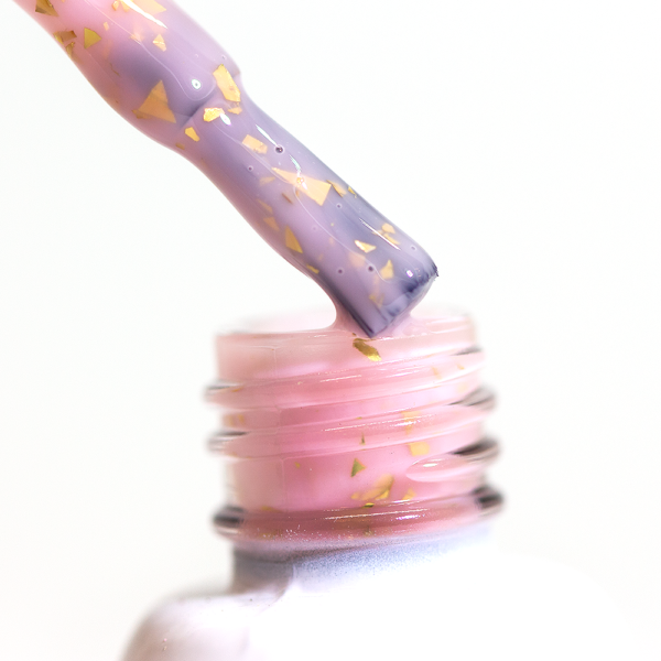MINI "Gold flakes" gelinis lakas NR. 3, 6 ml