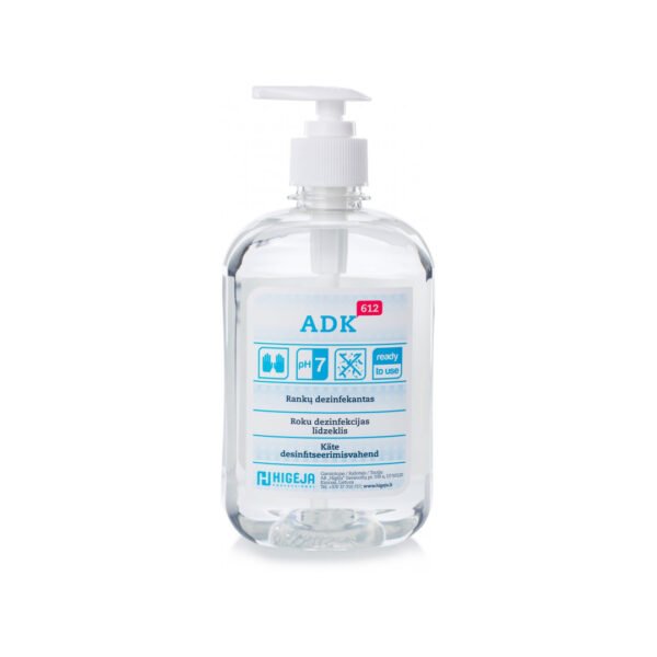 ADK-612 rankų dezinfekantas, 500 ML / 1000 ML