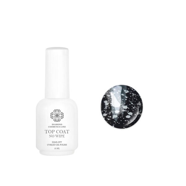 Viršutinis sluoksnis (top coat), „FLAKE WHITE“, 15 ml