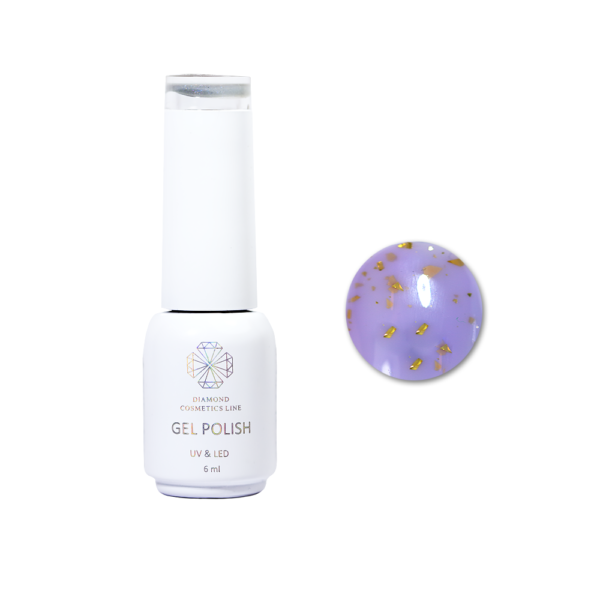 MINI "Gold flakes" gelinis lakas NR. 2, 6 ml