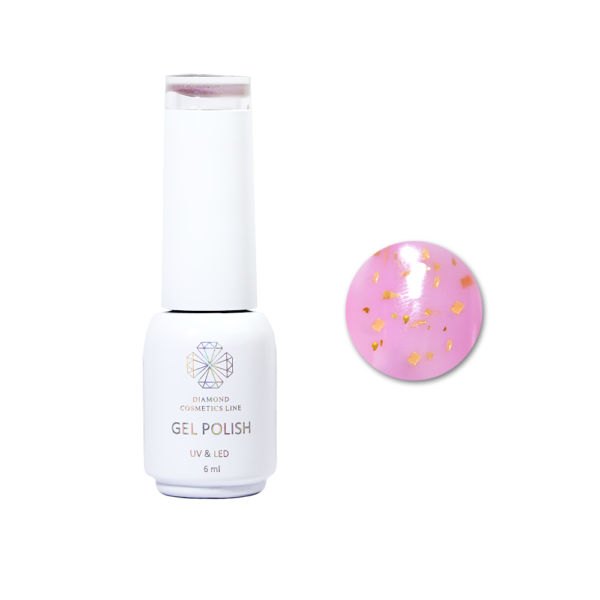 MINI "Gold flakes" gelinis lakas NR. 4, 6 ml