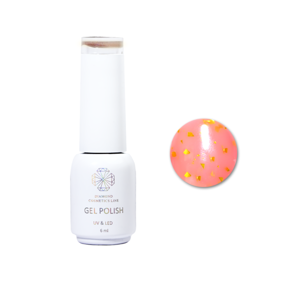 MINI "Gold flakes" gelinis lakas NR. 5, 6 ml