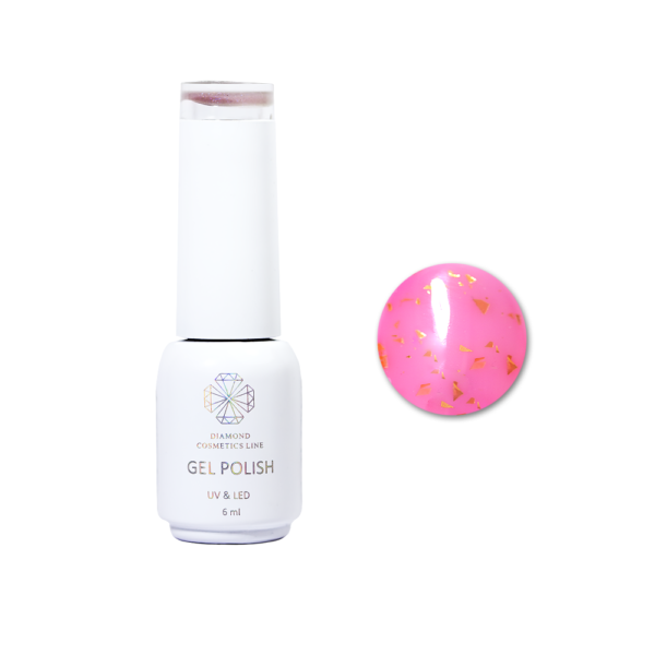 MINI "Gold flakes" gelinis lakas NR. 6, 6 ml