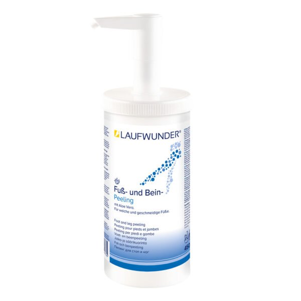 Laufwunder Fuß und beinpeeling, šveičiamasis kremas su aloe vera ekstraktu, 450 ml