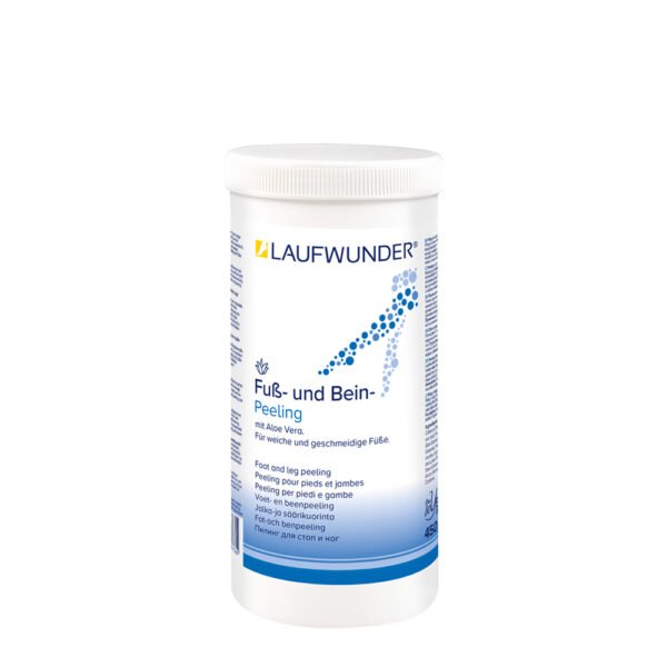 Laufwunder Fuß und beinpeeling, šveičiamasis kremas su aloe vera ekstraktu, 450 ml (be dozatoriaus)