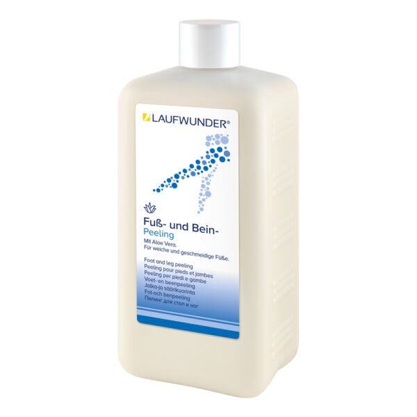 Laufwunder Fuß und beinpeeling, šveičiamasis kremas su aloe vera ekstraktu, 500 ml (be dozatoriaus)