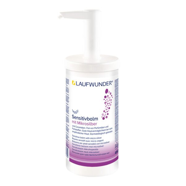 Laufwunder Sensitivbalm, kojų balzamas su sidabro mikrodalelėmis ir keramidais, 450 ml
