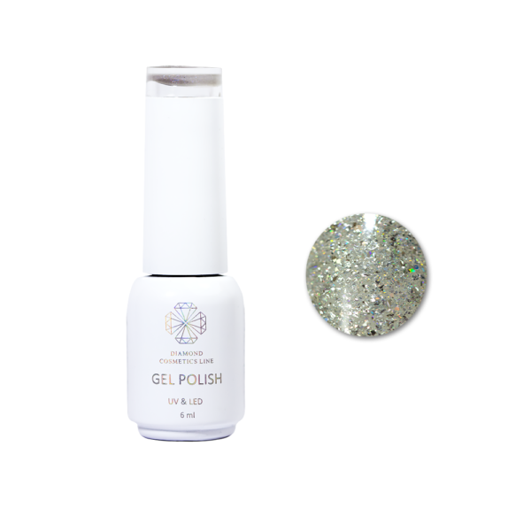 MINI „Laser platinum“ gelinis lakas NR. 2, 6 ml