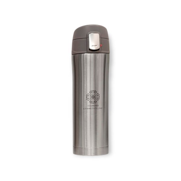 DIAMOND Termo puodelis, sidabrinis, 440 ml