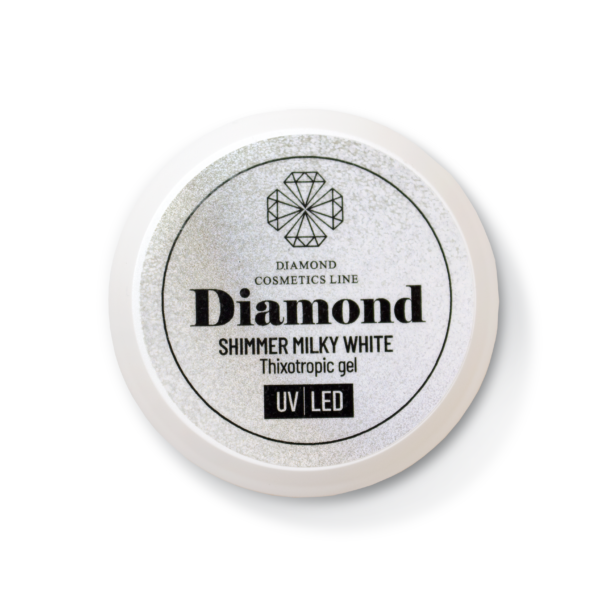 UV/LED SHIMMER MILKY WHITE THIXOTROPIC GEL 30 ML / 50 ML