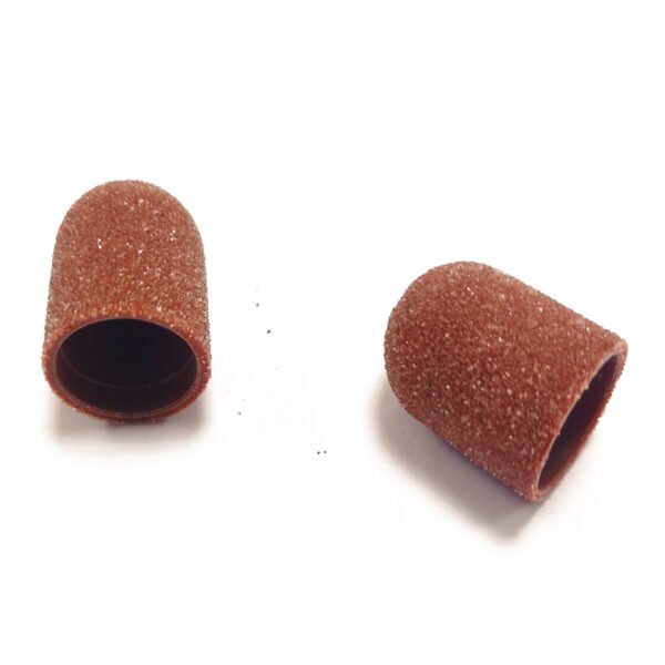 Vienk. antgalis pedikiūrui, 1 vnt, 80 grit, 13x19mm, ruda