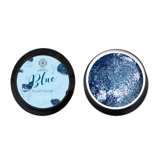 Blizgus gelis "Glitter gel" Blue 5 ml