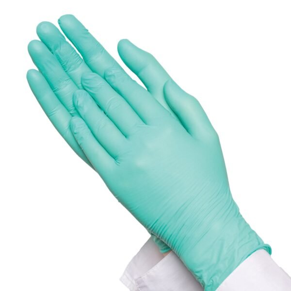 Vienk. Nitrilinės pirštinės, žalios, L dydžio, 200 vnt.