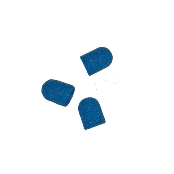 Vienk. antgalis pedikiūrui, 1 vnt, 80 grit, 10x15mm, mėlyna