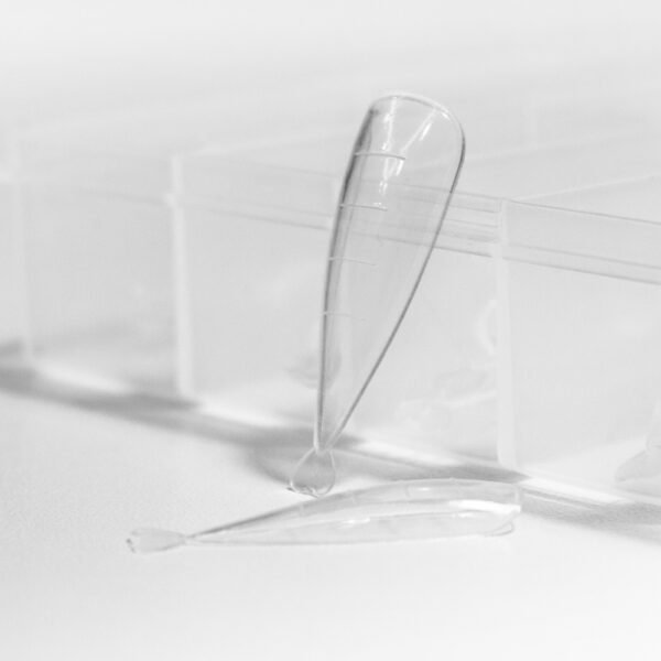 Plastikinės formelės nagų priauginimui „OVAL CLASSIC" 120 vnt.