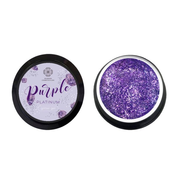 Blizgus gelis "Glitter gel" Purple 5 ml