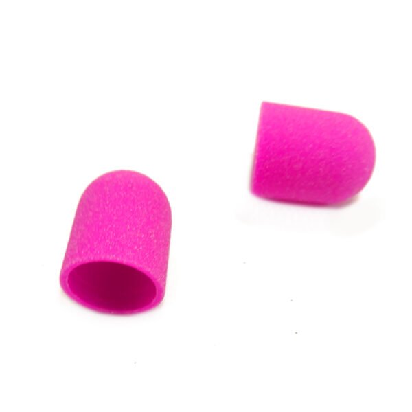 Vienk. antgalis pedikiūrui, 1 vnt, 120 grit, 13x19mm, rožinė