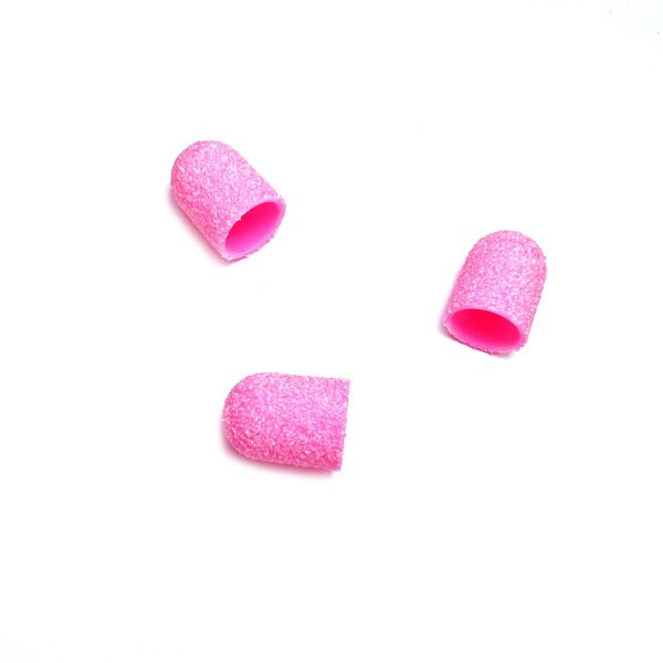 Vienk. antgalis pedikiūrui, 1 vnt, 60 grit, 10x15mm, rausva