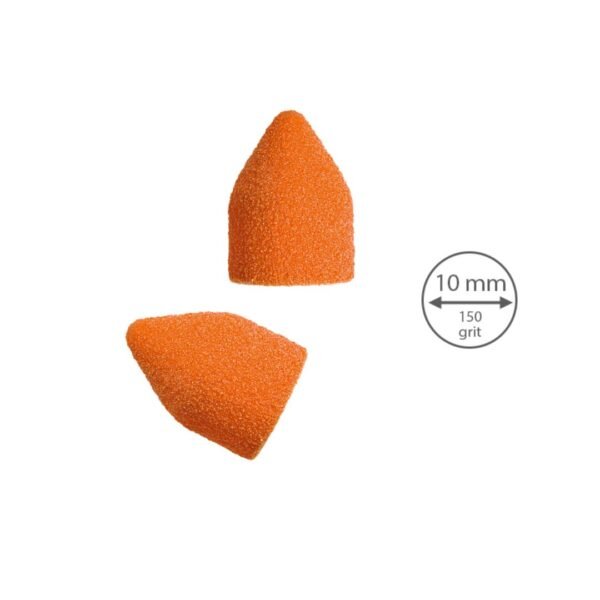 Profesionalūs Lukas SK Podo smailaus kūgio formos abrazyviniai antgaliai 10 mm (10 vnt.)