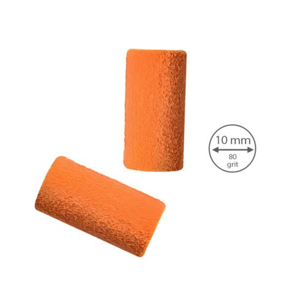 Profesionalūs Lukas SK Podo cilindro formos abrazyviniai antgaliai 10 mm (10 vnt.)