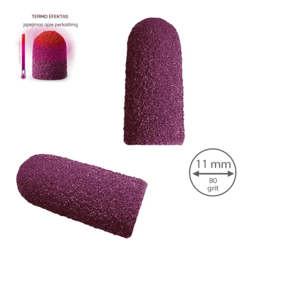 Profesionalūs Lukas SK THERMO kūgio formos abrazyviniai antgaliai 11 mm (10 vnt.)