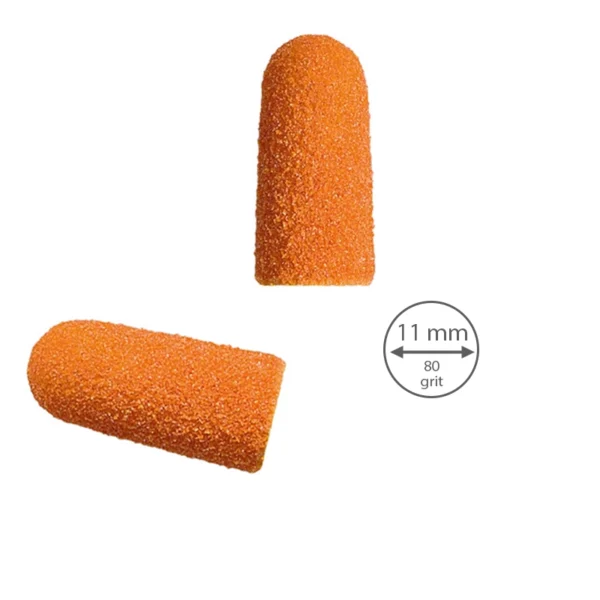 Profesionalūs Lukas SK Podo kūgio formos abrazyviniai antgaliai 11 mm (10 vnt.)
