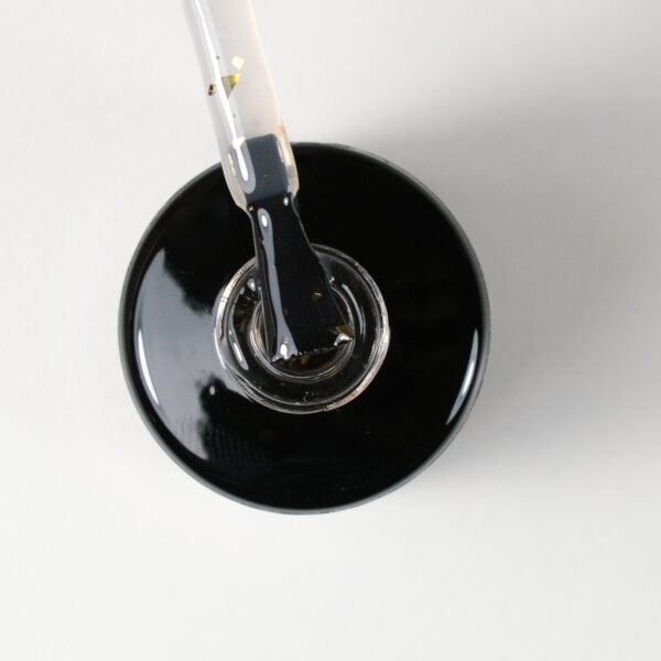 Viršutinis sluoksnis (top coat), „FLAKES GOLD“, 12 ml