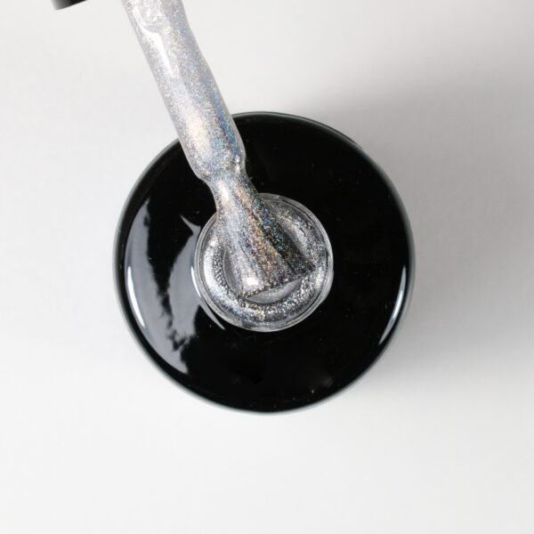 Viršutinis sluoksnis (top coat), „FLAKES HOLOGRAPHIC“, 12 ml