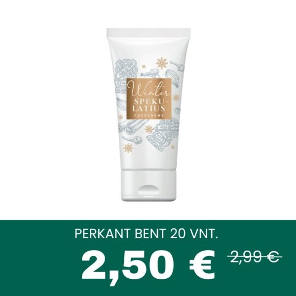 DOVANĖLĖ TAVO KLIENTĖMS Kalėdinis pėdų kremas (imbierinių sausainių kvapo) 50 ml