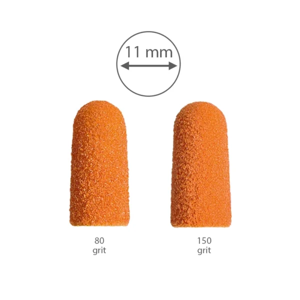 Profesionalūs Lukas SK Podo kūgio formos abrazyviniai antgaliai 11 mm (10 vnt.)
