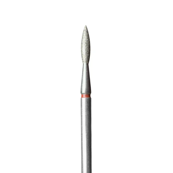 Deimantinis antgalis „liepsnelė“, raudonu žymėjimu, (8,0 . 2,1)