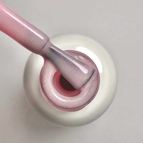 Diamond gelinio lako bazė „Lilac shine“ 15ml