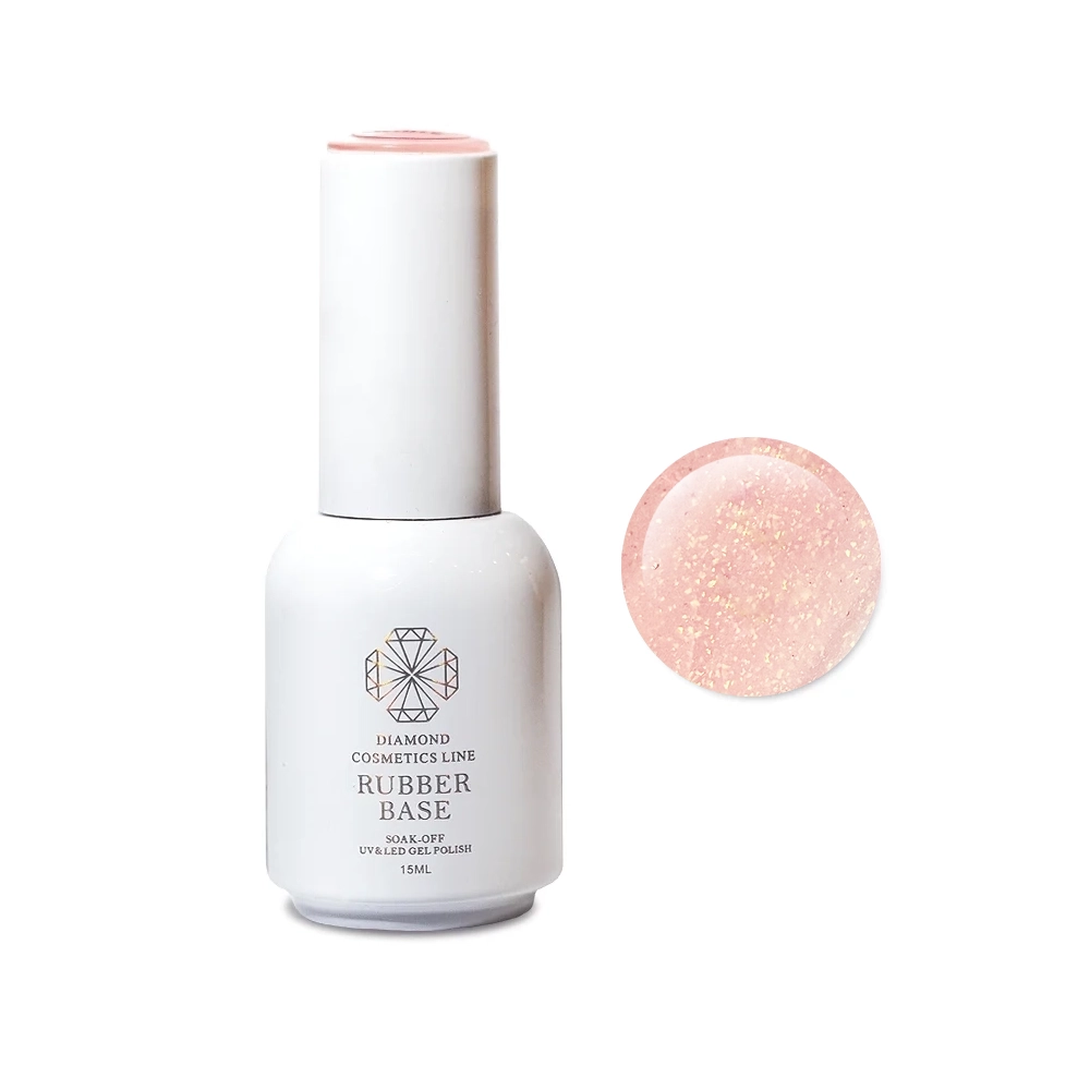 Diamond gelinio lako bazė „Nude shine" 15ml