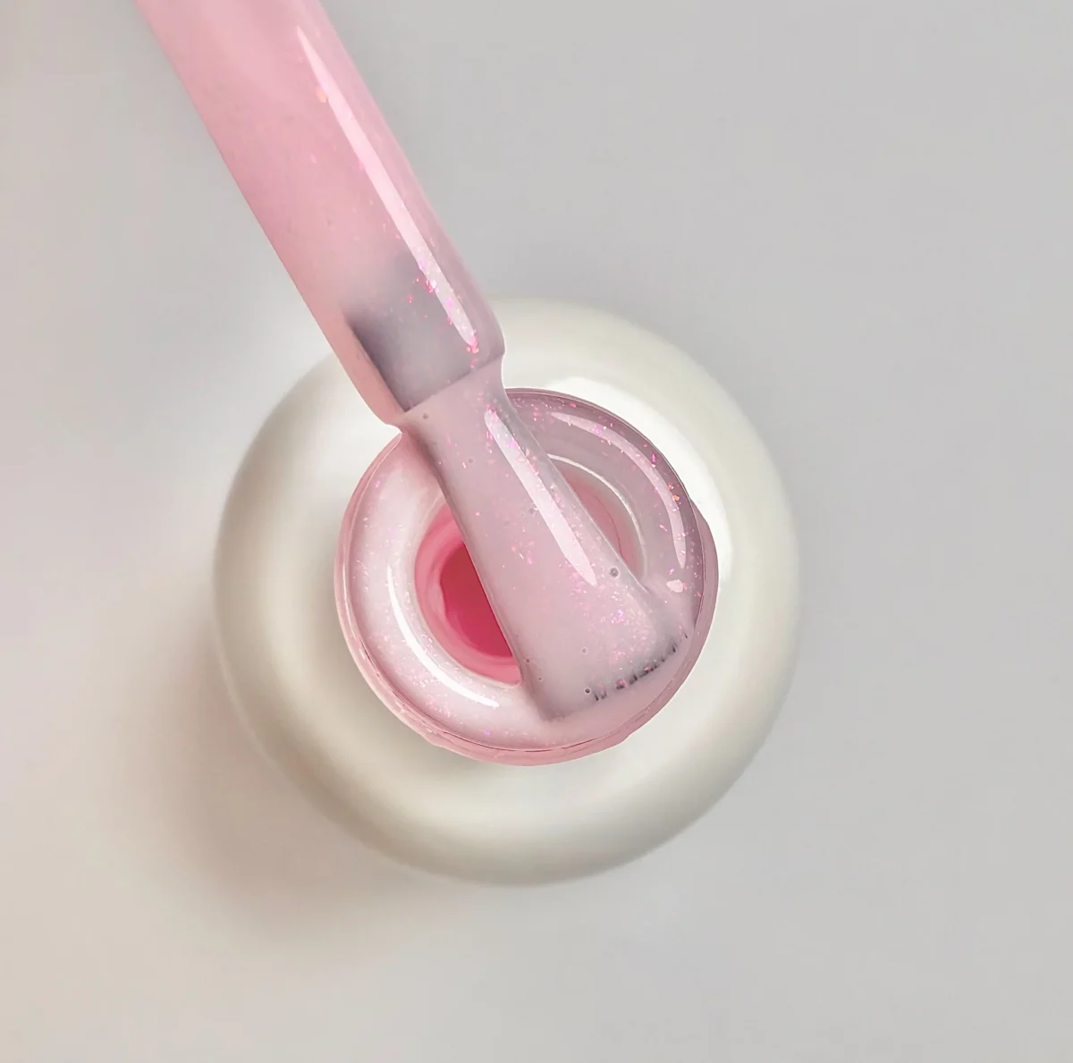Diamond gelinio lako bazė „Pink shine“ 15ml - Image 2