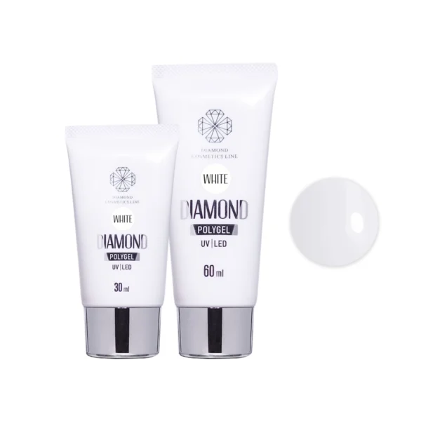 UV / LED Polygel white, 30 ml / 60 ml