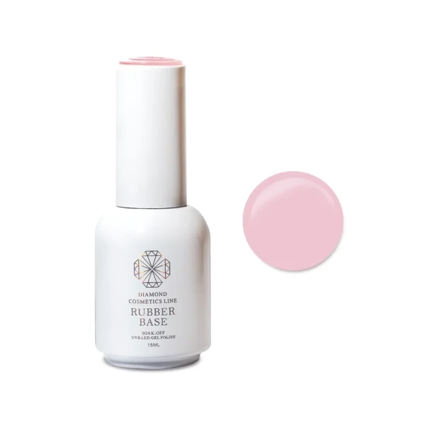 Diamond gelinio lako bazė „Blush pink“ 15ml