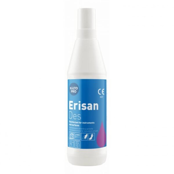 KIILTO PRO ERISAN DES instrumentų, paviršių ir įrangos dezinfekantas (tinka ultragarso vonelei), 500 ml