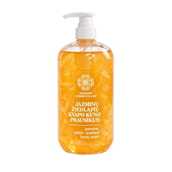 DIAMOND COSMETICS LINE skystas muilas - kūno prausiklis (su jazminų žiedlapiais), 500 g