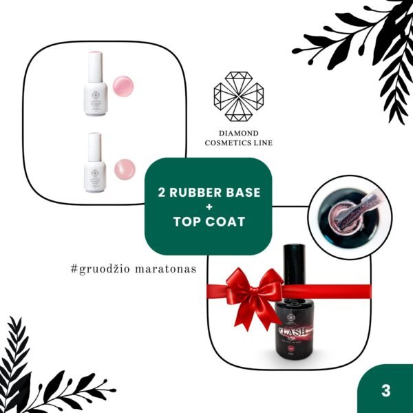 NR.3 🪄 2 Rubber Base +1 Top Coat