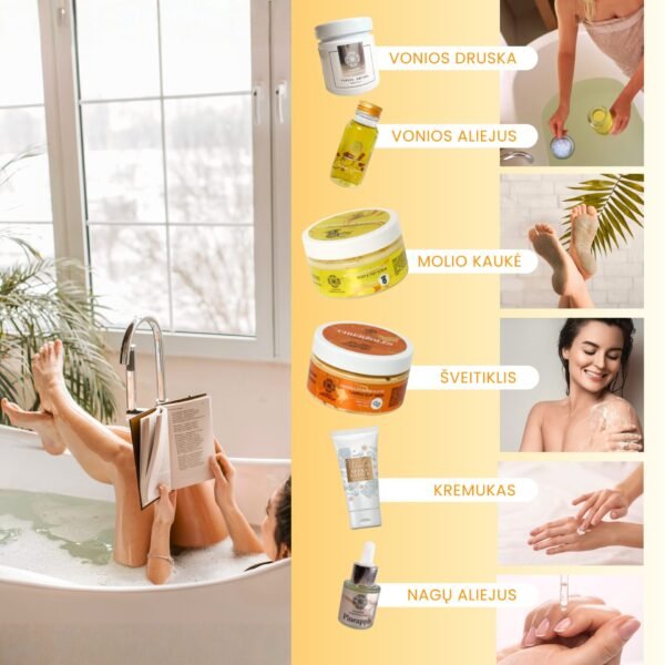 🎁 PARUOŠTA DOVANOTI "Vonios malonumų rinkinys" (2 rūšys)